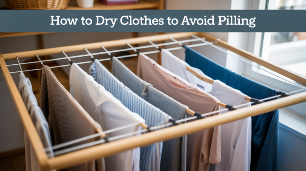 How to Dry Clothes to Avoid Pilling