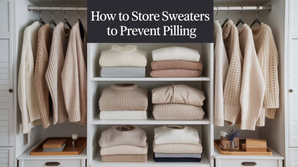 How to Store Sweaters to Prevent Pilling