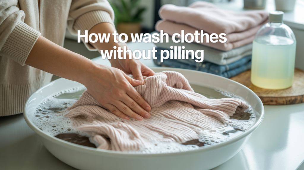 How to Wash Clothes Without Pilling