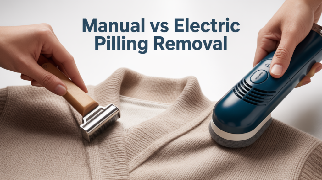 Manual vs Electric Pilling Removal