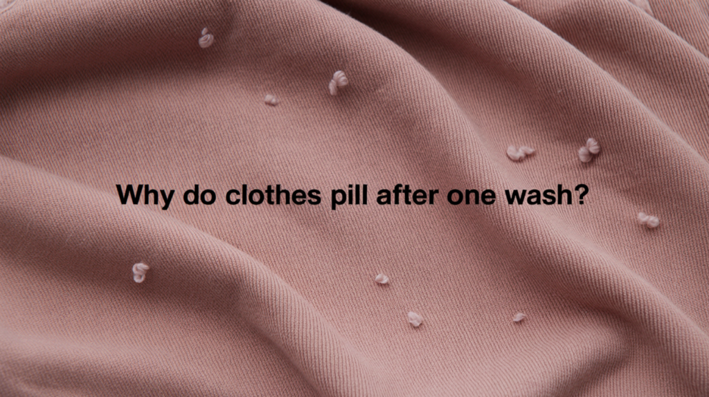 Why Do Clothes Pill After One Wash?